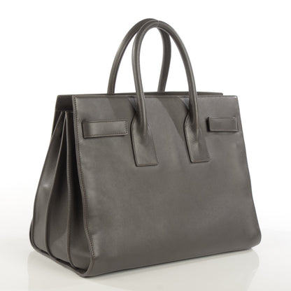 Saint Laurent Calfskin Small Sac De Jour Fog 3 of 7