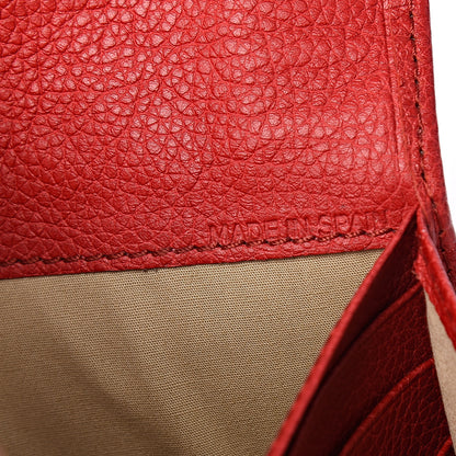 Chloe Grained Calfskin Paraty Continental Wallet Red 7 of 7
