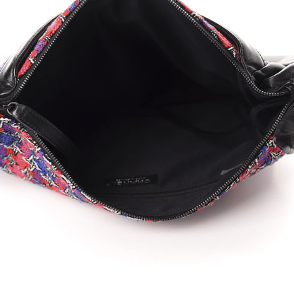 Chanel Lambskin Tweed Small Girl Bag Red Blue Black 5 of 10