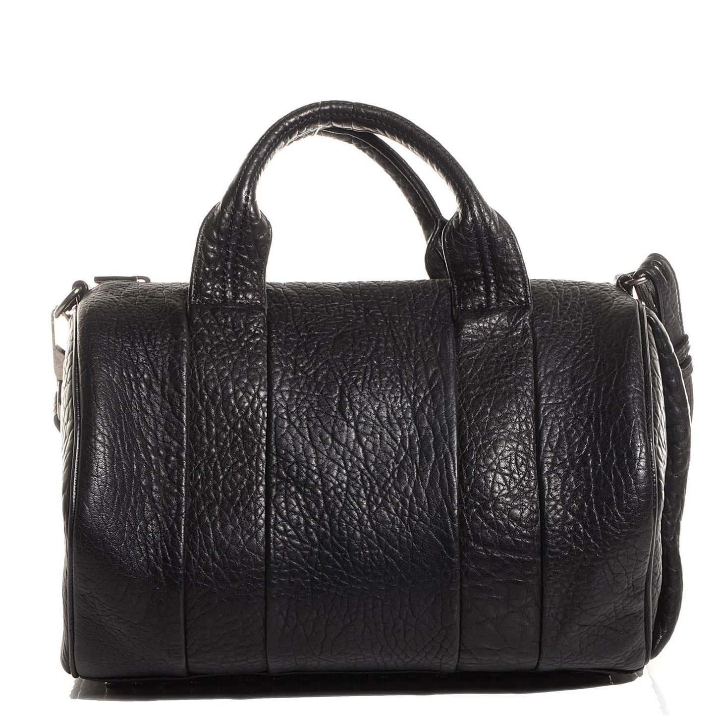 Pebbled Lambskin Rocco Black Nickel Hardware