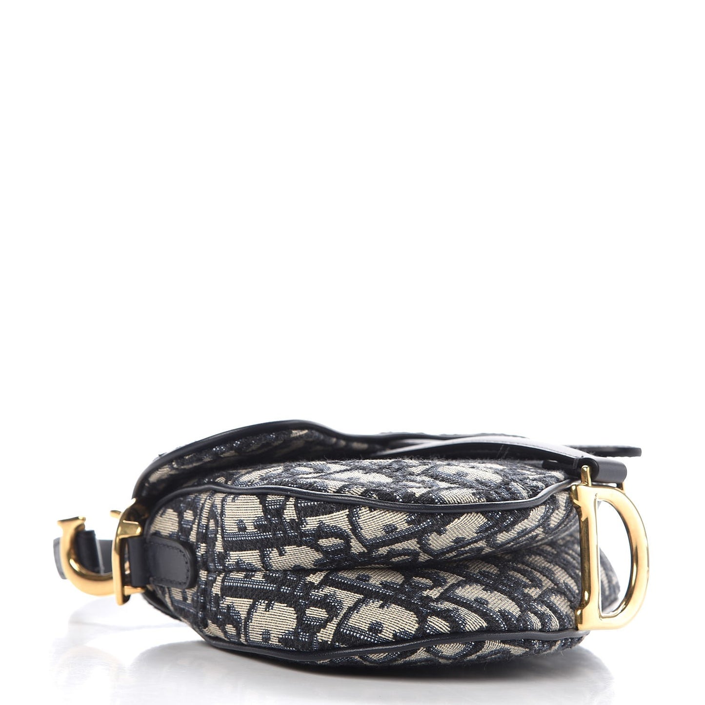 Oblique Mini Saddle Bag Blue