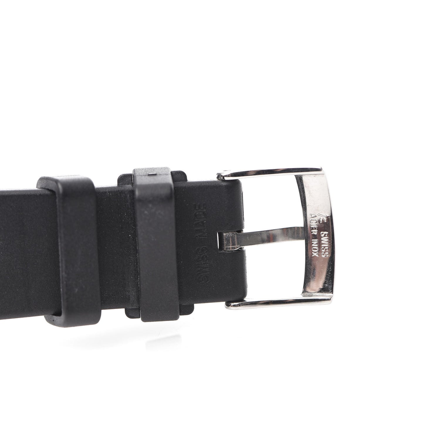 Stainless Steel Rubber 5 Diamond 38mm Happy Sport Dolphin Quartz Watch Black