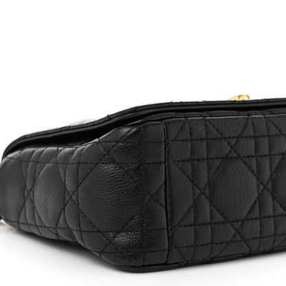 Christian Dior Calfskin Cannage Small Caro Bag Black 9 of 10