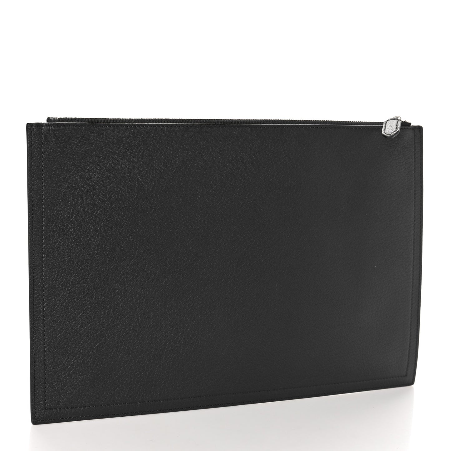 Sugar Goatskin Large Antigona Pouch Black