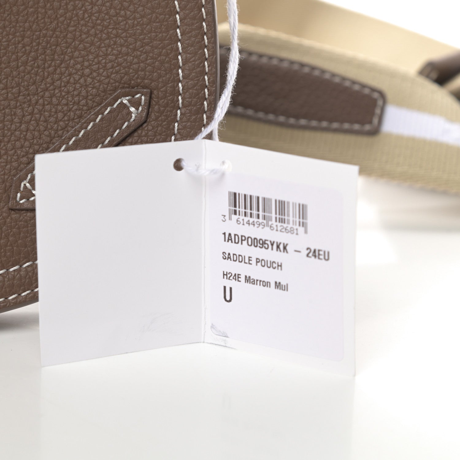Christian Dior X KAWS Grained Calfskin Saddle Pouch Marron Multicolor 13 of 13