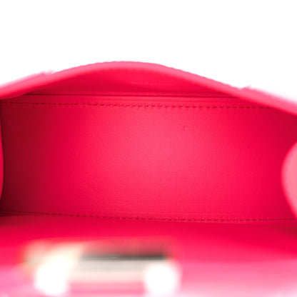 Balenciaga Shiny Box Calfskin Hourglass Top Handle Bag XS Fluo Pink 5 of 12