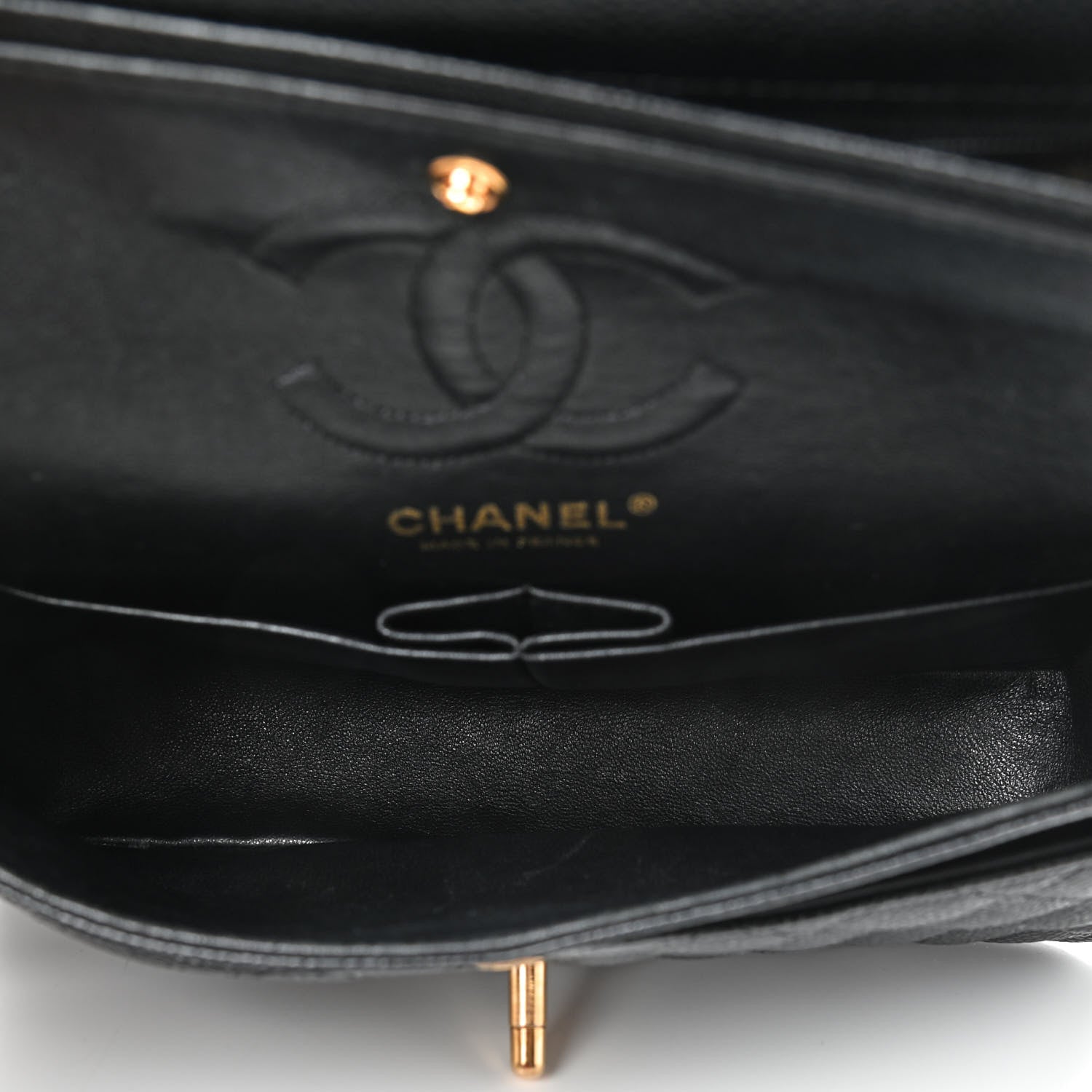 Chanel Caviar Quilted Small Double Flap Black 5 of 9