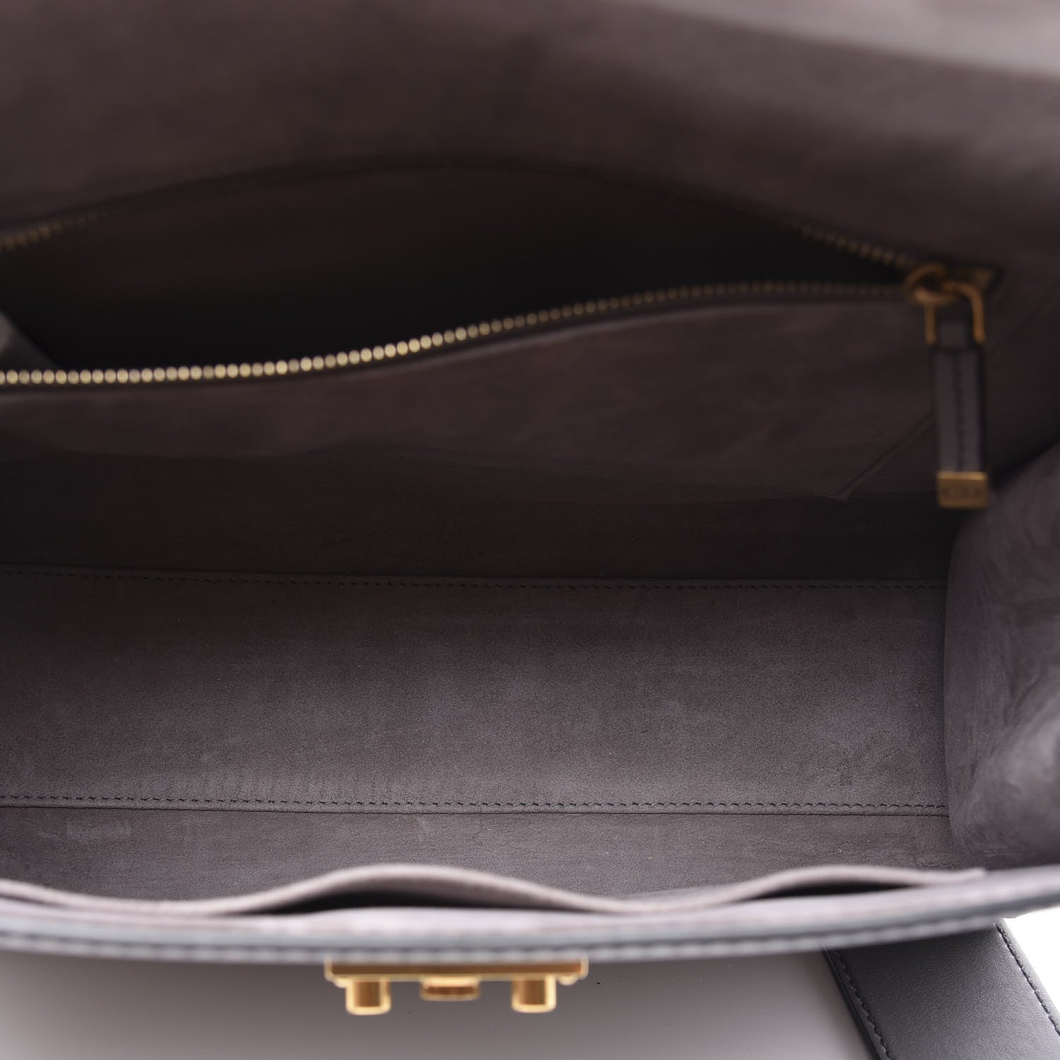 Christian Dior Calfskin Dioraddict Top Handle Iron Grey 4 of 10
