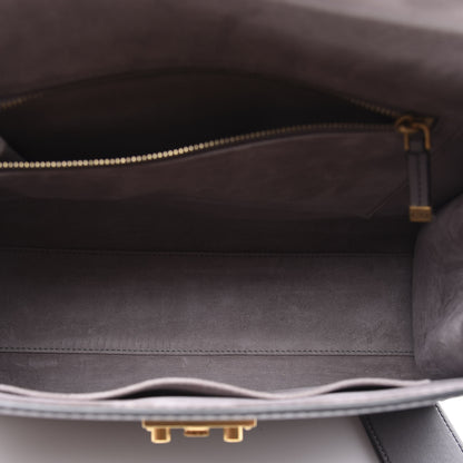 Christian Dior Calfskin Dioraddict Top Handle Iron Grey 4 of 10