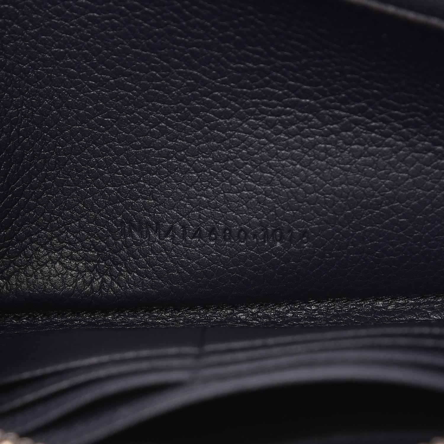 Saint Laurent Grained Calfskin Rive Gauche Zip Around Wallet Deep Marine 7 of 9