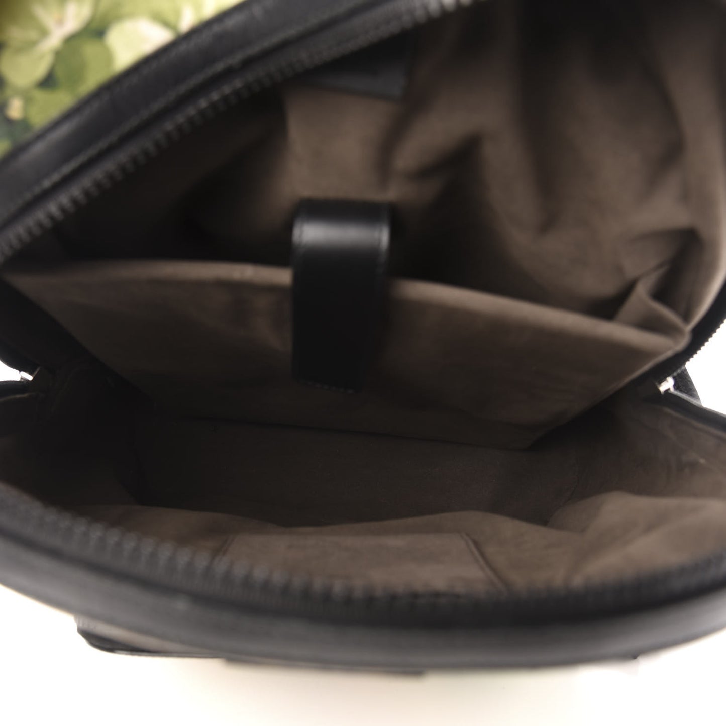 GG Supreme Monogram Blooms Medium Day Backpack Beige New Military Black