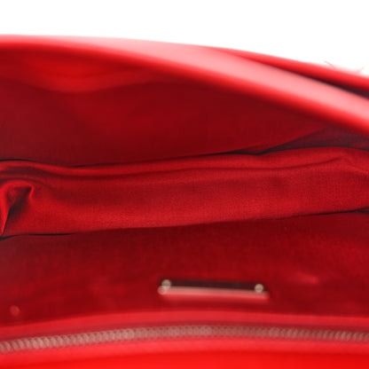 Miu Miu Vitello Shine Trapu Shoulder Bag Red 5 of 12
