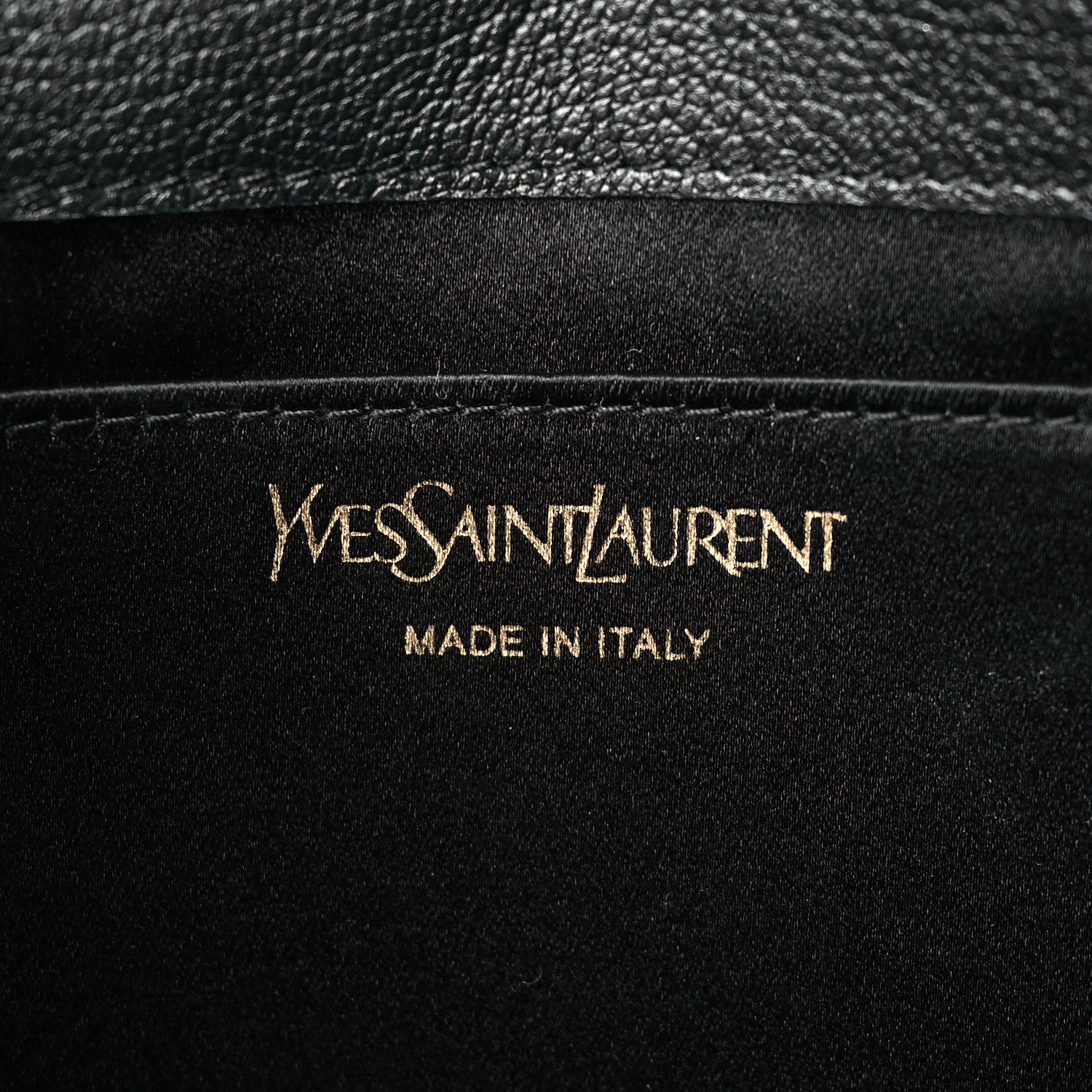 Saint Laurent Calfskin Monogram Large Belle De Jour Clutch Black 7 of 11