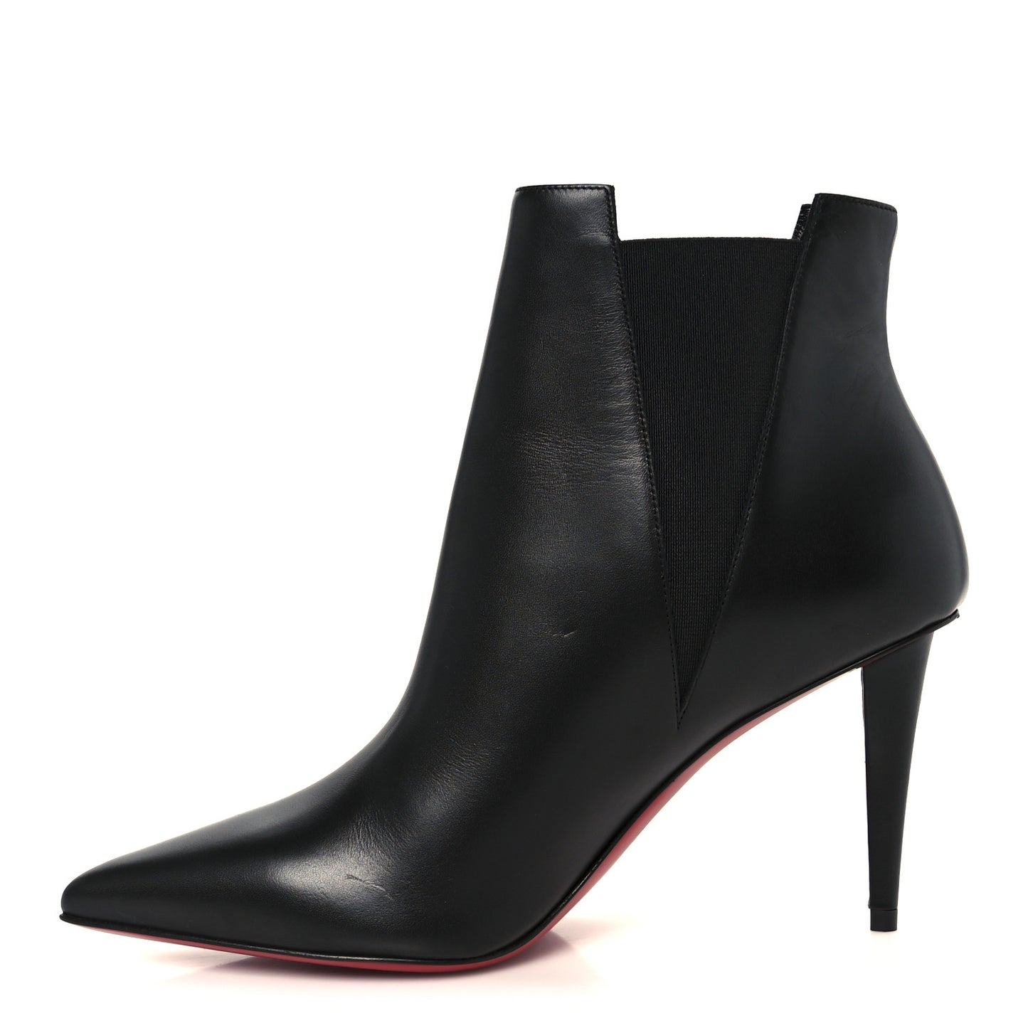Calfskin Astribooty 85 Ankle Boots 37.5 Black