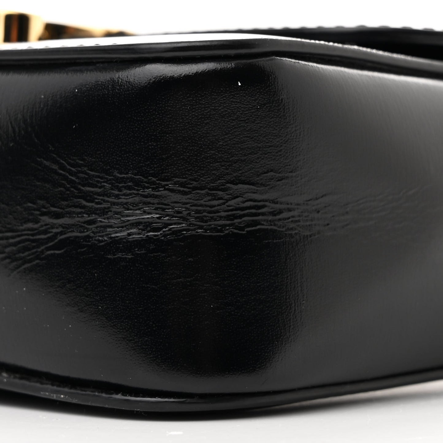 Shiny Calfskin Nano Triomphe Black