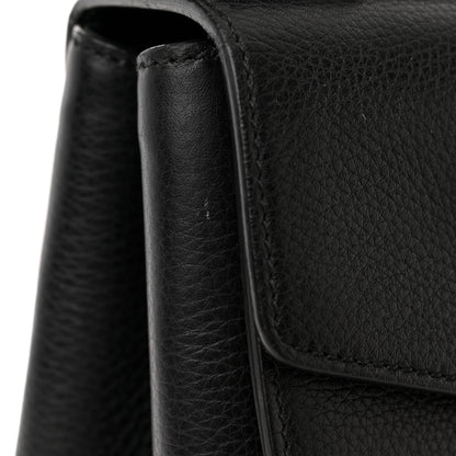 Gucci Cellarius Calfskin GG Marmont Shoulder Bag Black 12 of 12