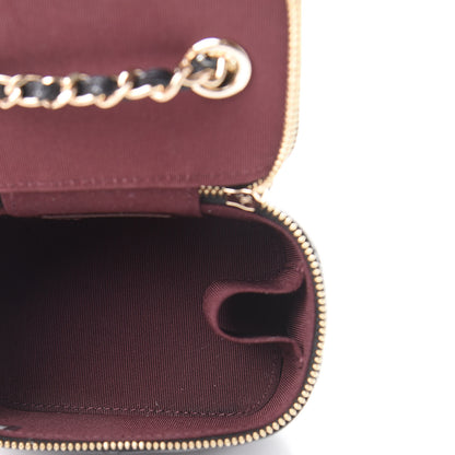 Chanel Caviar Quilted Mini Vanity Case With Chain Black 5 of 11
