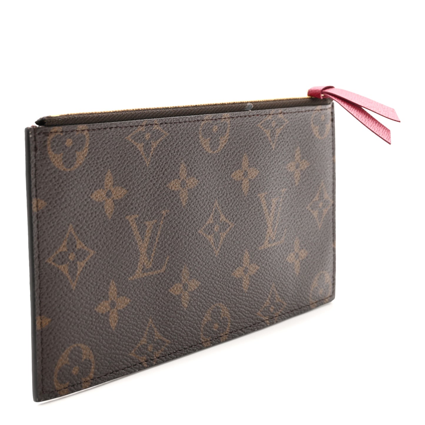 Monogram Felicie Chain Wallet Zippered Insert Fuchsia