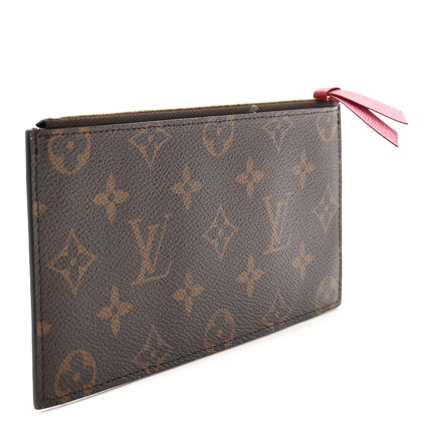 Louis Vuitton Monogram Felicie Chain Wallet Zippered Insert Fuchsia 3 of 6