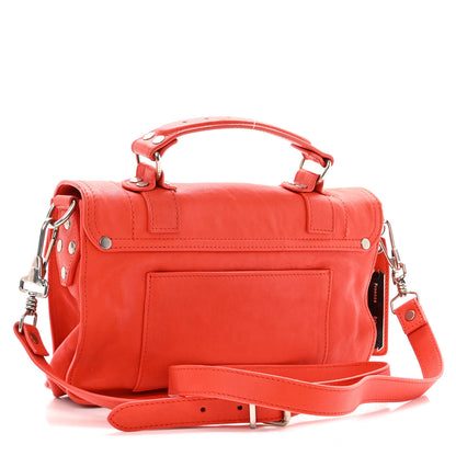 Proenza Schouler Lambskin Tiny PS1 Satchel Orange Pepper 3 of 9