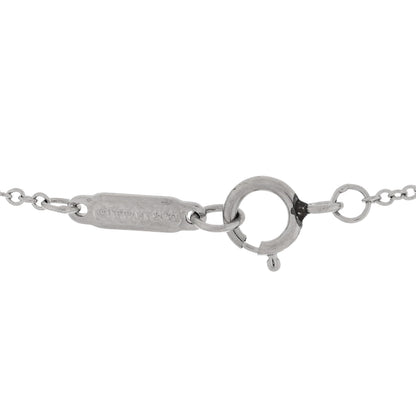 Tiffany Platinum Diamond Heart Pendant Necklace 4 of 6