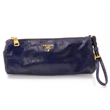 Prada Craquele Wristlet Bleuette 1 of 7
