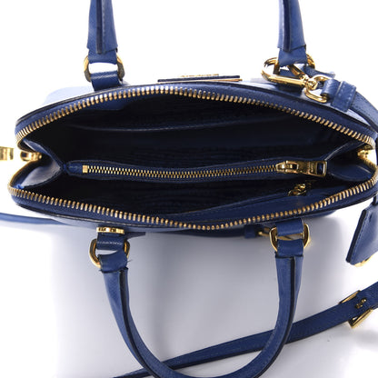 Prada Saffiano Lux Small Promenade Tote Azzurro 6 of 20
