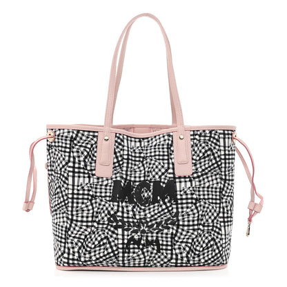 MCM Visetos Medium Liz Reversible Shopper Tote Soft Pink 10 of 16
