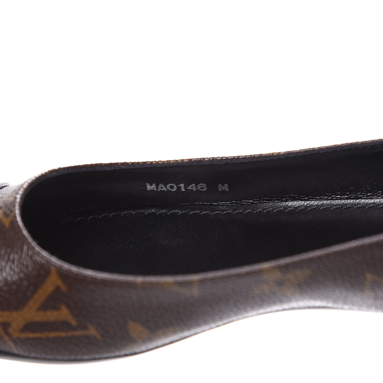 Louis Vuitton Patent Monogram Fetish Ballerina Flats 34.5 9 of 9