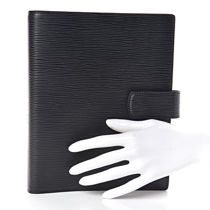 Louis Vuitton Epi Large Ring Agenda Black 2 of 8