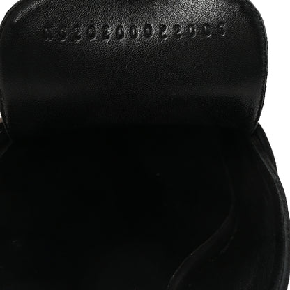 Hermes Velvet Goatskin Crystal Beauty Mules 39 Black 9 of 9