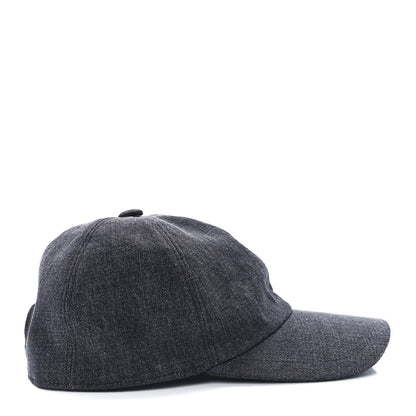Chanel Cotton Sequin CC Cap Hat Black 4 of 7