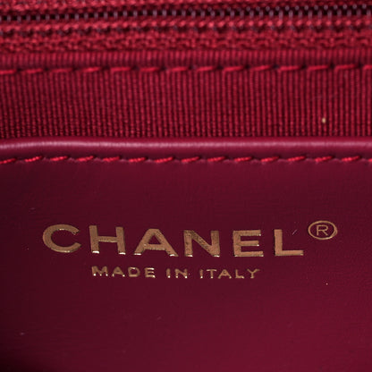 Chanel Lambskin Pearl Quilted CC Belt Bag Black 6 of 11
