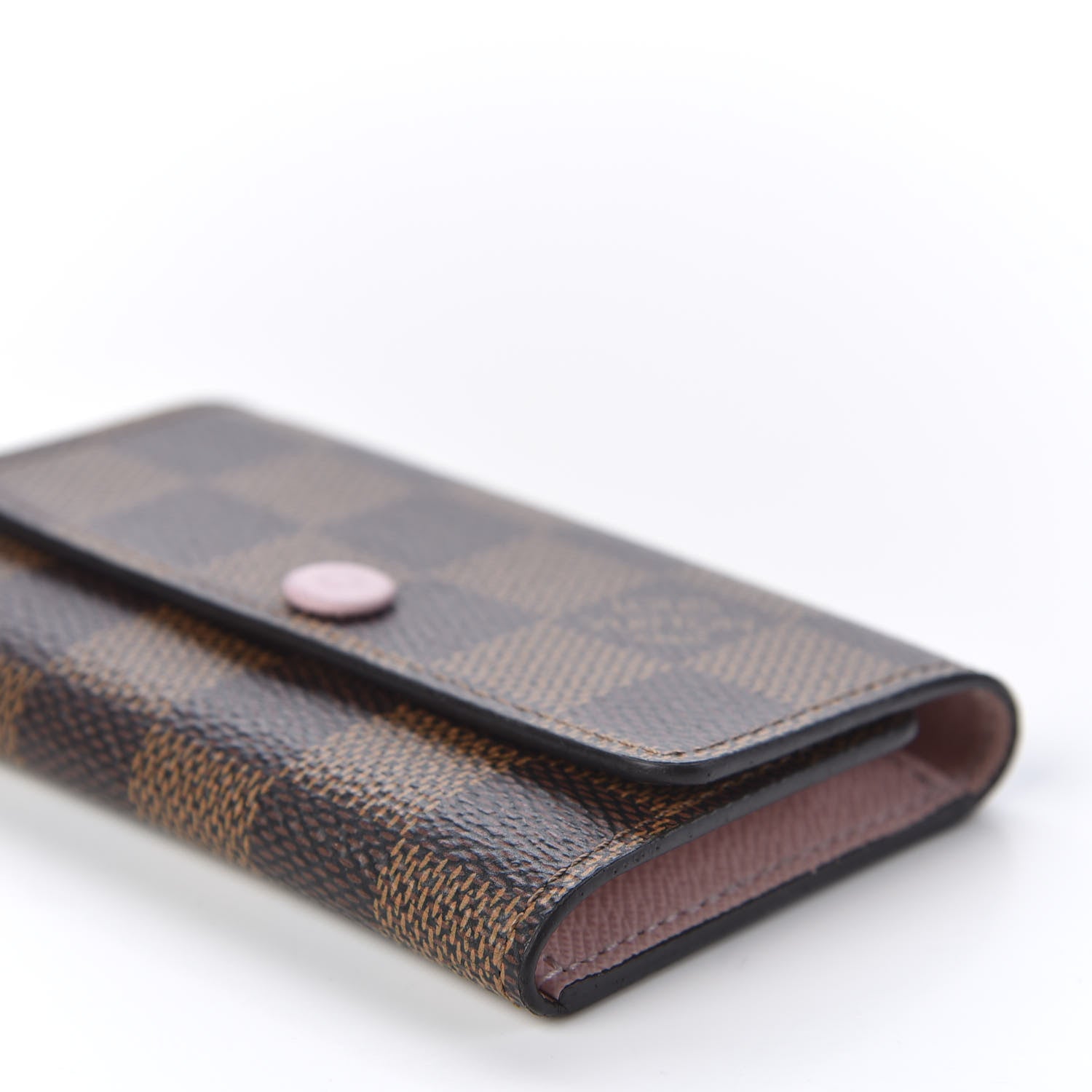 Louis Vuitton Damier Ebene Multicles 6 Key Holder Rose Ballerine 6 of 9