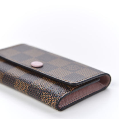 Louis Vuitton Damier Ebene Multicles 6 Key Holder Rose Ballerine 6 of 9