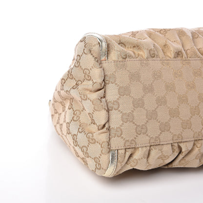 Gucci Monogram Large D Gold Hobo Gold 8 of 10