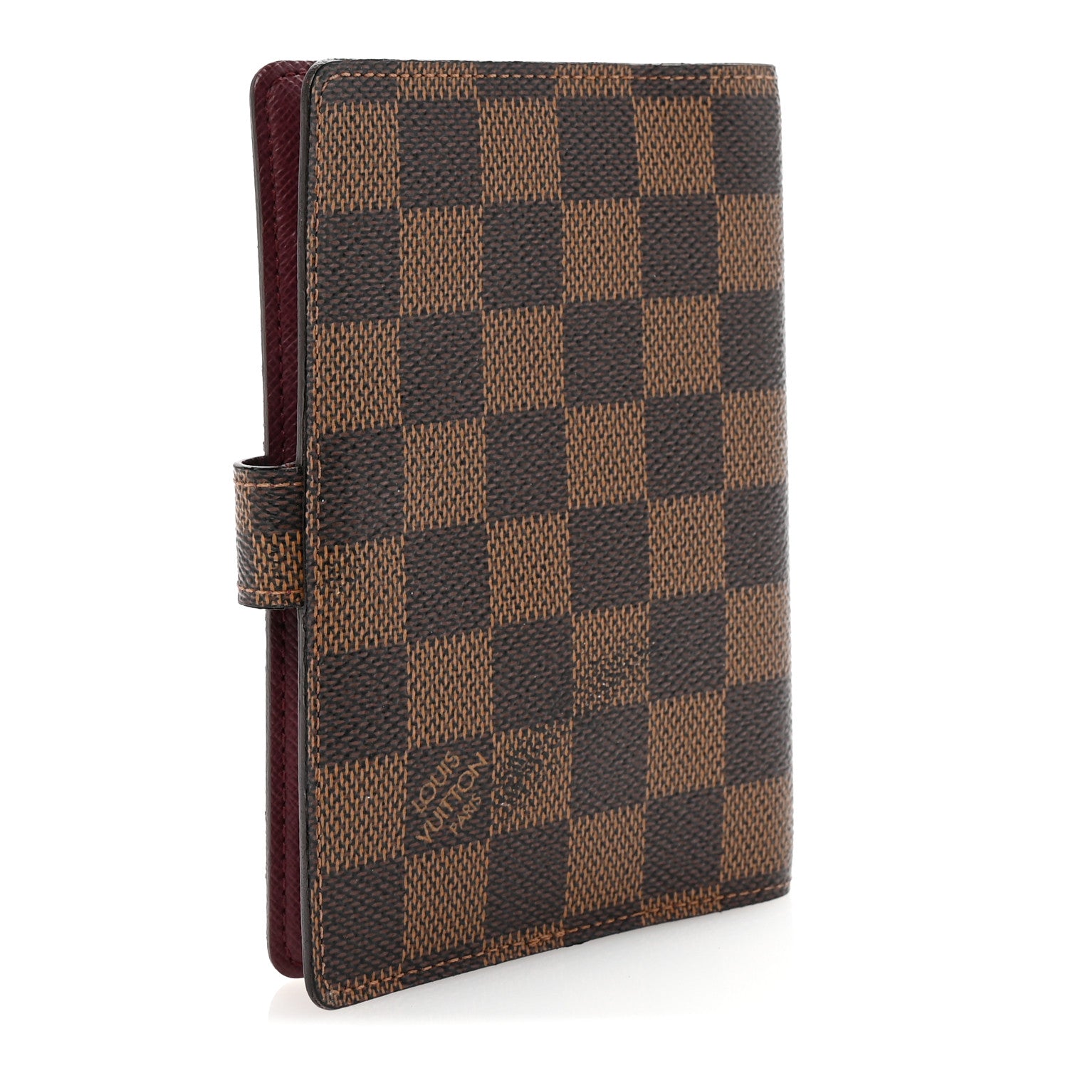 Louis Vuitton Damier Ebene Valise Small Ring Agenda Cover 3 of 6