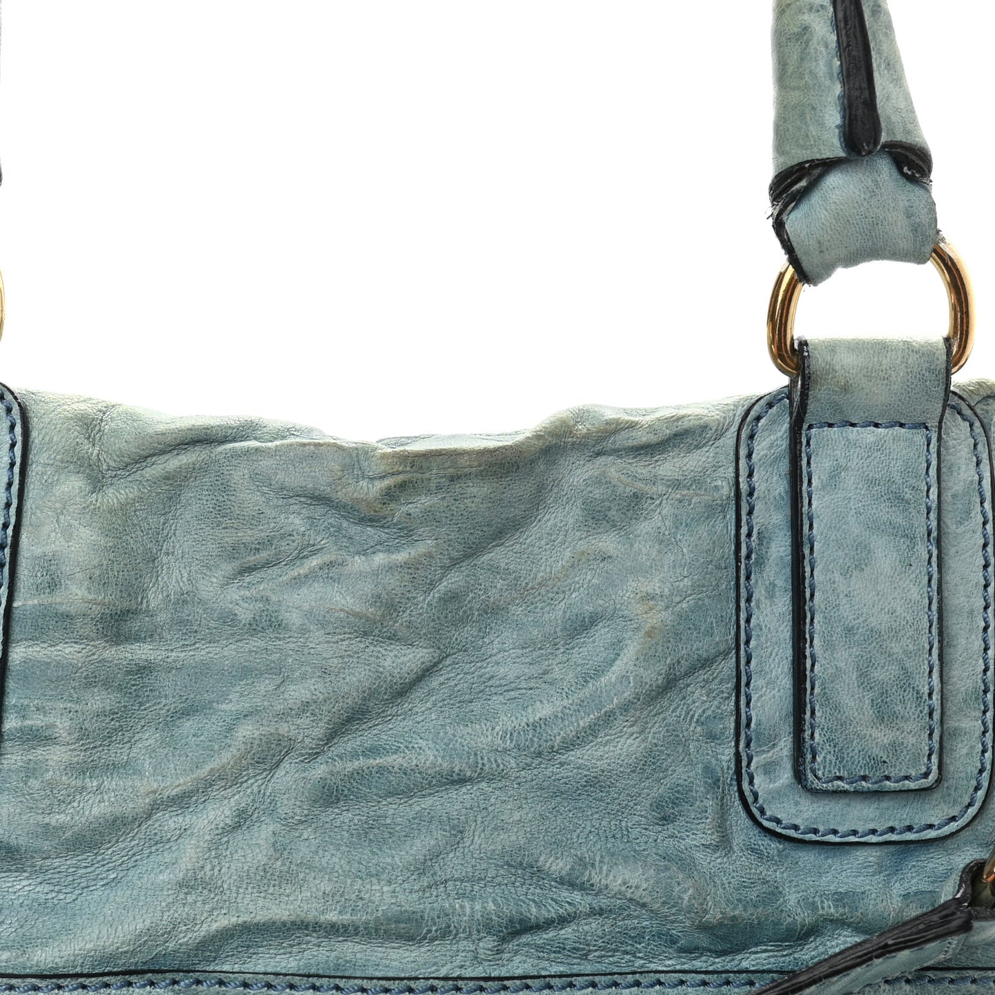 Tumbled Sheepskin Medium Pandora Sky Blue