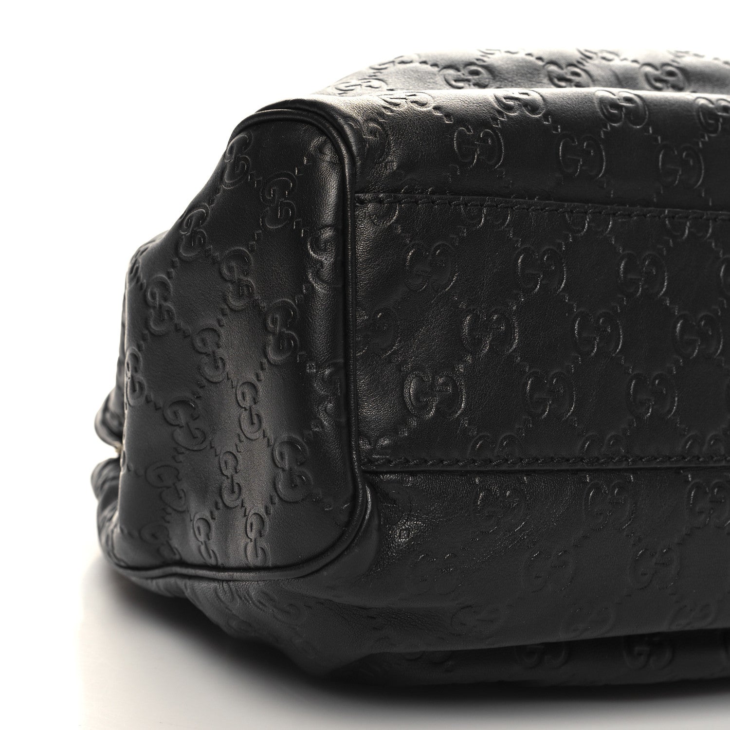 Gucci Guccissima Medium Sukey Tote Black 9 of 10