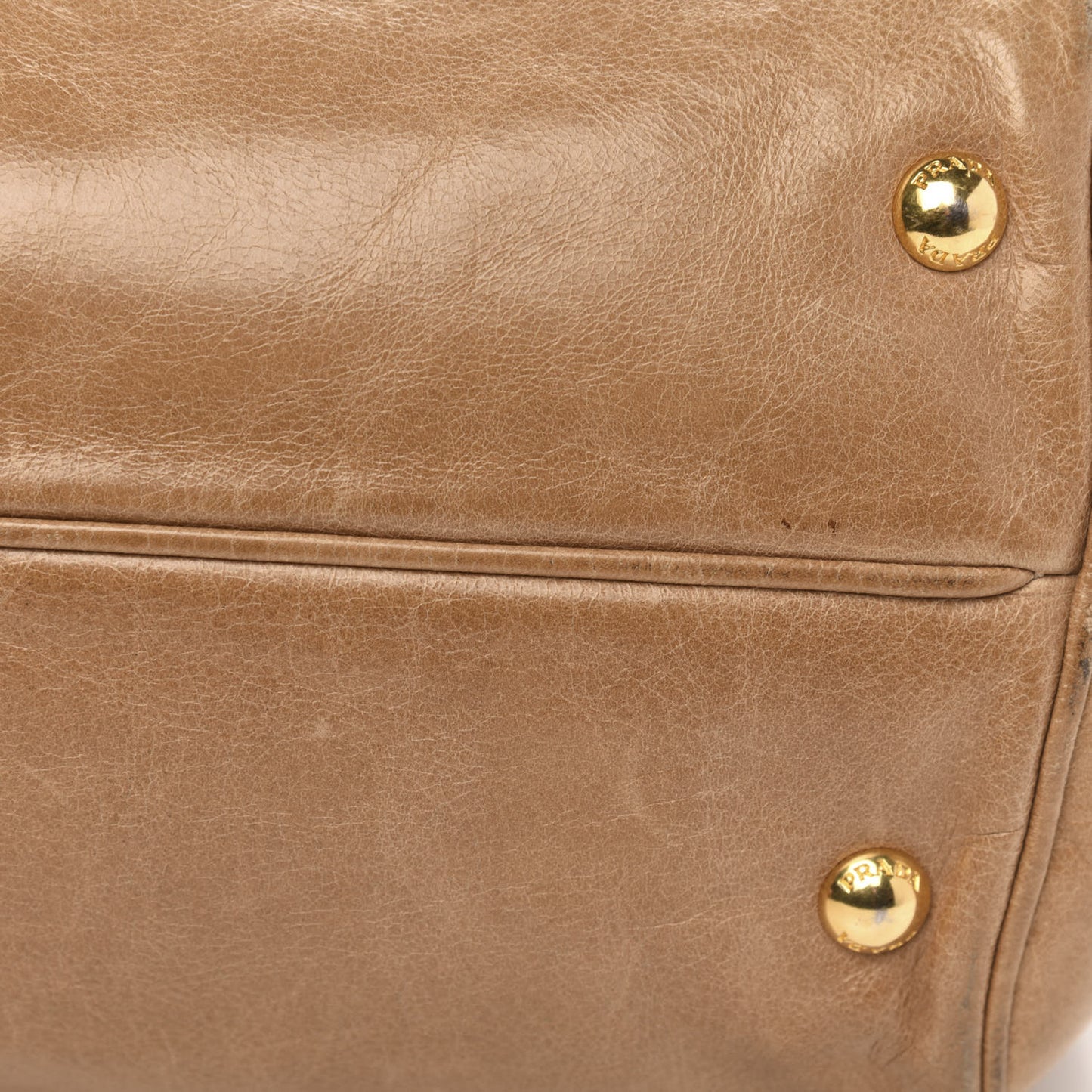 Vitello Shine Top Handle Bag Sughero