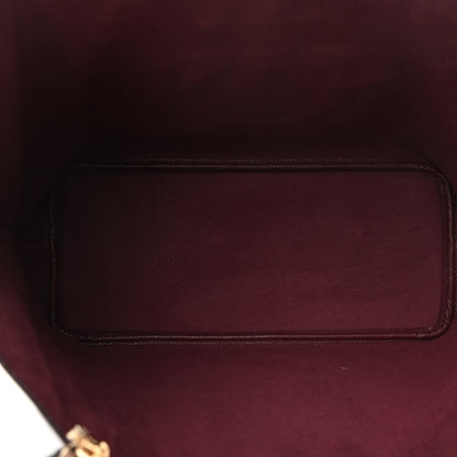 Salvatore Ferragamo Calfskin Medium Gancini Tote Burgundy 5 of 9