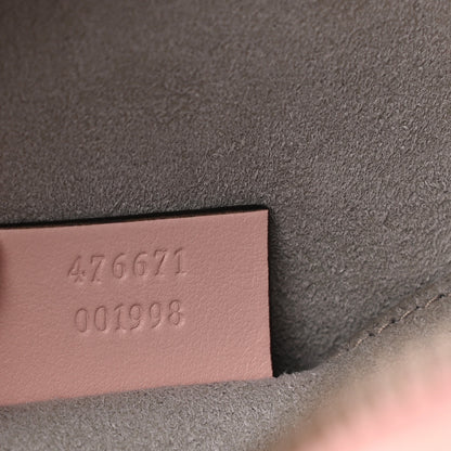 Gucci Calfskin Matelasse GG Marmont Dome Backpack Perfect Pink 7 of 11