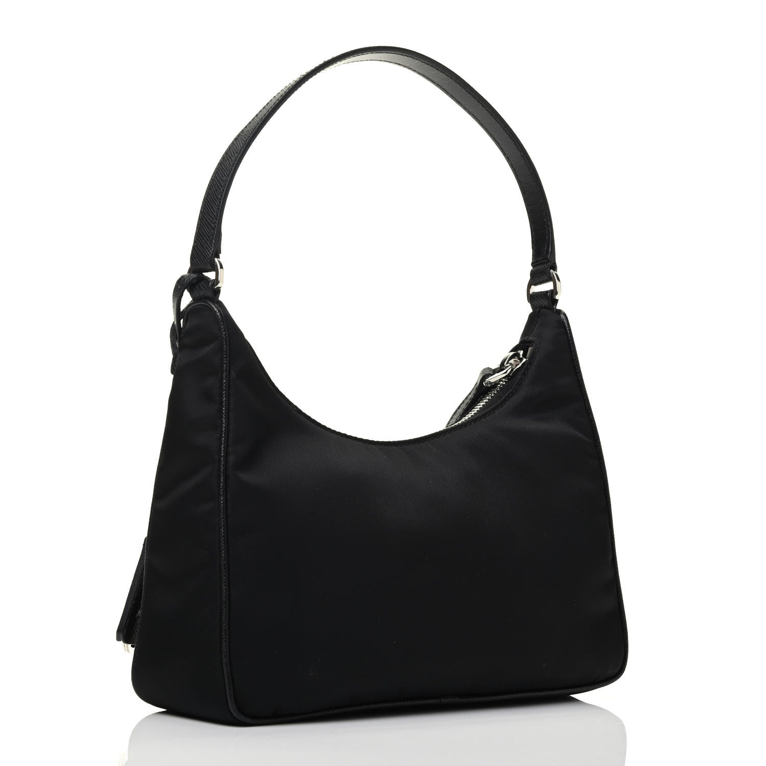 Prada Tessuto Nylon Mini Re-Edition 2000 Bag Black 3 of 10