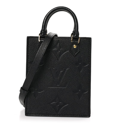 Louis Vuitton Empreinte Monogram Giant Petit Sac Plat Black 1 of 9