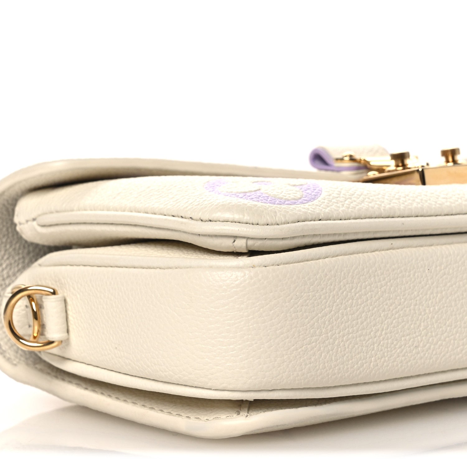 Louis Vuitton Empreinte Monogram Giant Pochette Metis East West Latte Bubble Tea 8 of 12