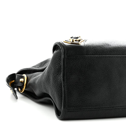 Balenciaga Chevre Gold Metallic Edge Hardware City Black 10 of 11