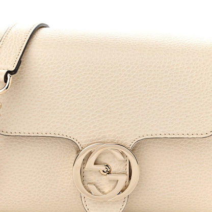 Gucci Dollar Calfskin Interlocking G Crossbody Bag Mystic White 8 of 10