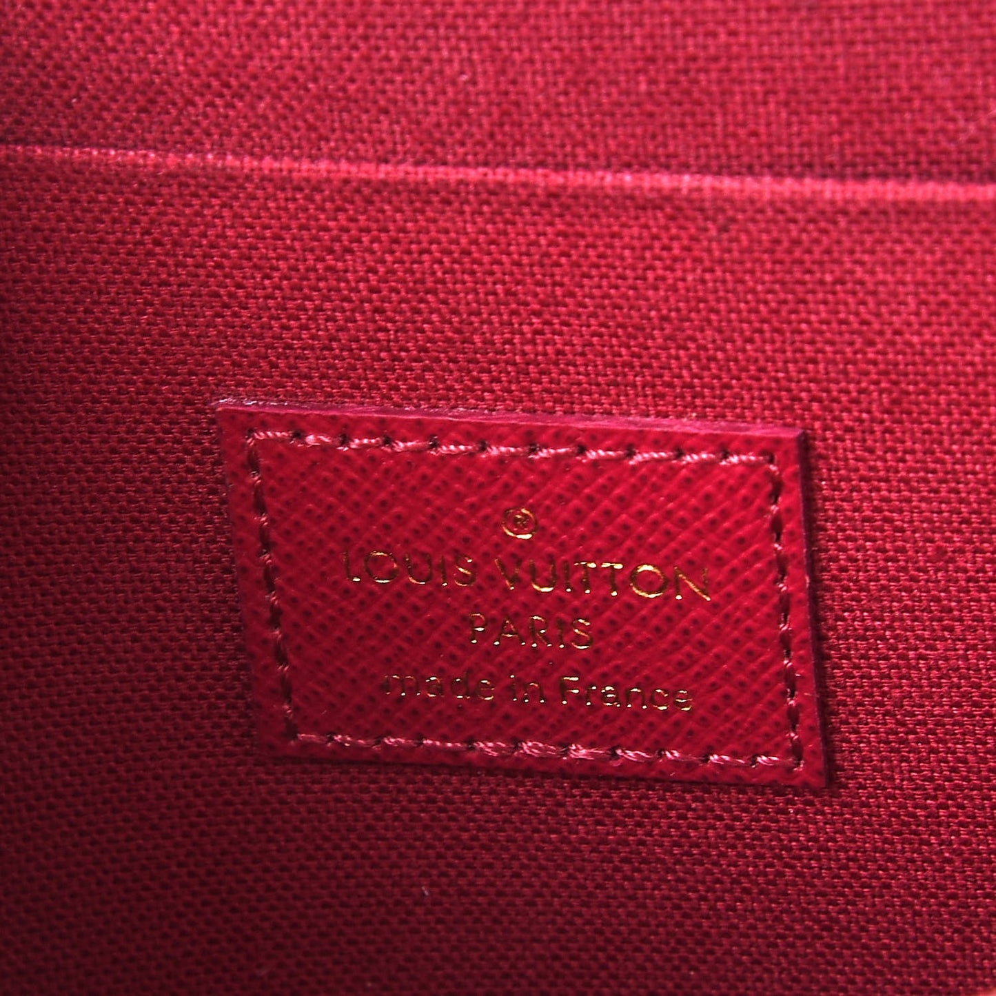 Monogram Pochette Felicie Chain Wallet Fuchsia