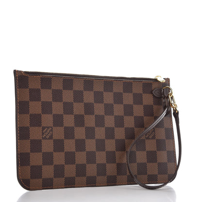Louis Vuitton Damier Ebene Neverfull MM GM Pochette 3 of 7