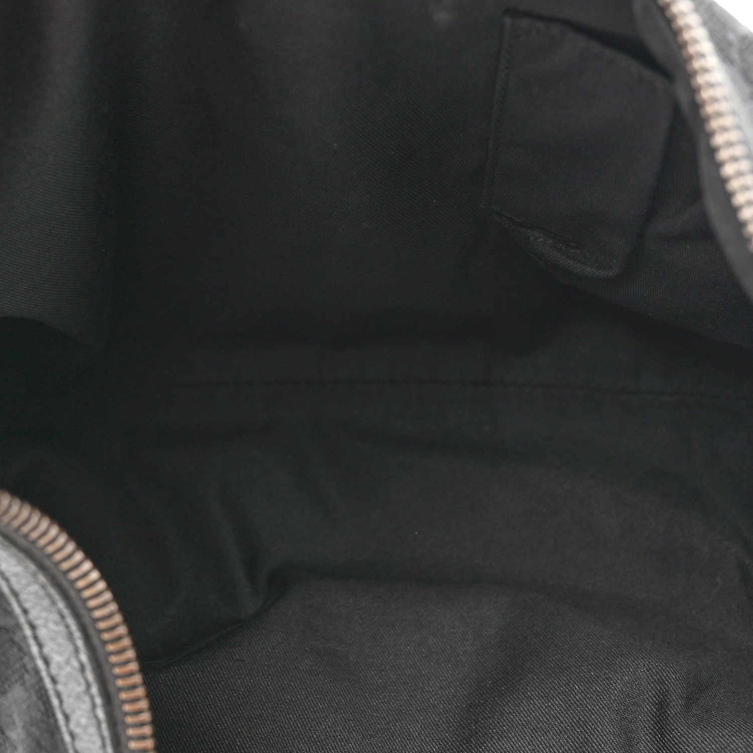 Gucci Monogram Web Medium Half Moon Hobo Black 5 of 11